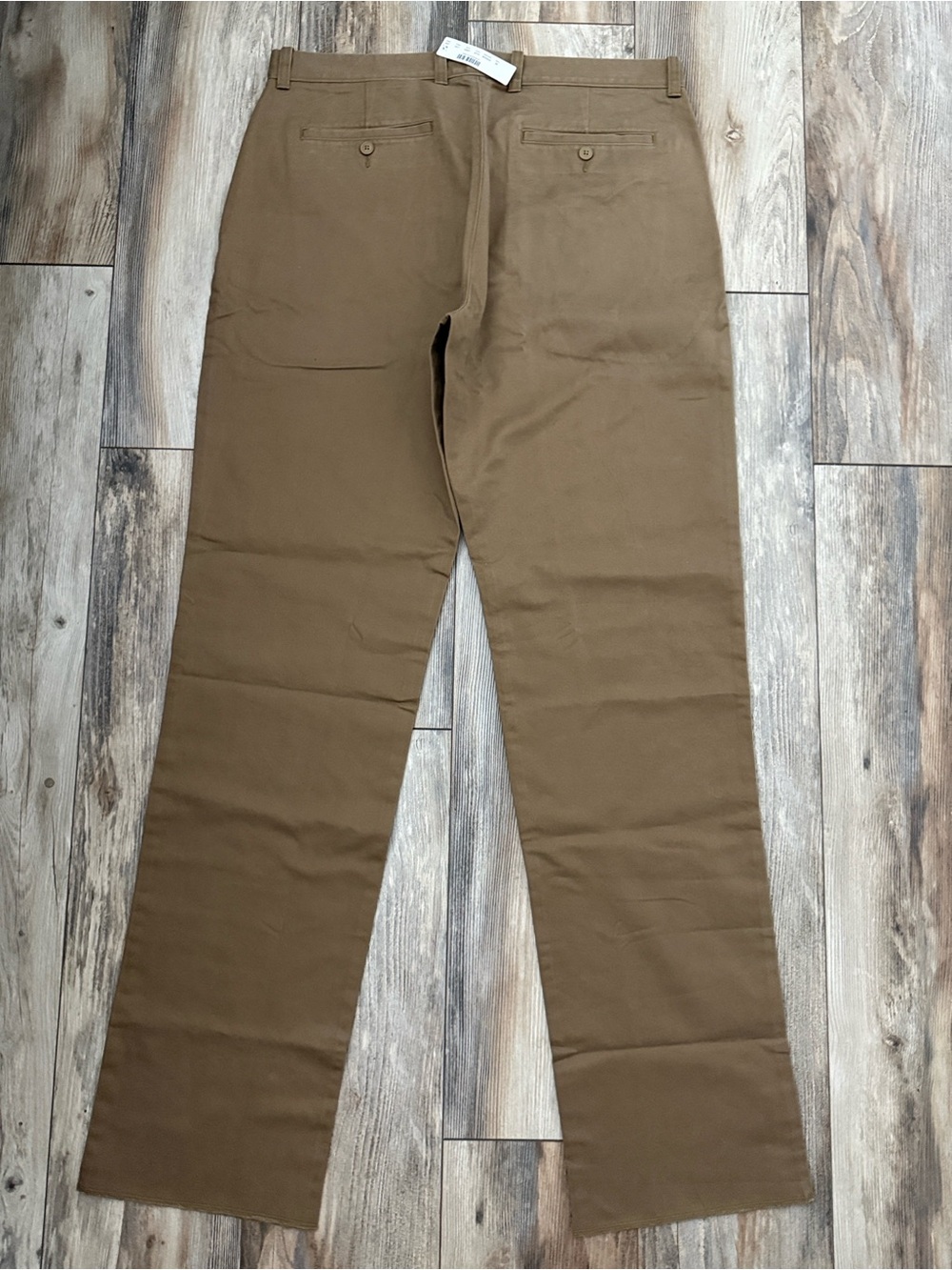 J. Crew Essential Brown Straight-Leg Chinos 100% Cotton - Picture 7 of 11